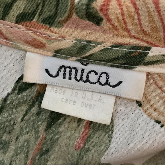 VINTAGE Mica (c. 1990) | Gorgeous!!! Floral Bias Cut Skirt Set | VERY GOOD! - Picture 8 of 9